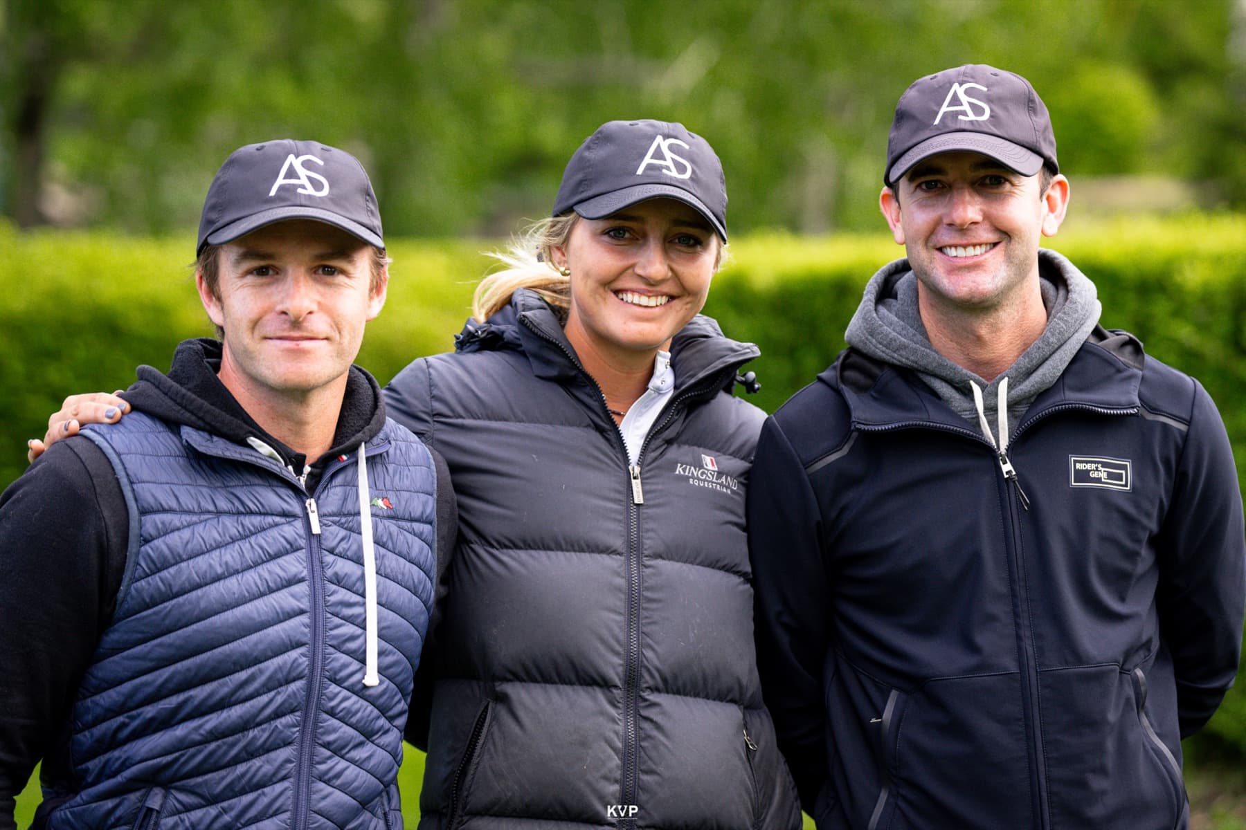Emma Marlowe with AS Farms partners Abdel Said and Samuel Hutton